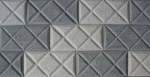 Đá băm ka rô đen trắng muối (trắng, đen, vàng) Kích thước 10×20 cm